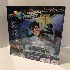Mission: Diamond Heist, Spy Mystery Board Game, Ages 6+, NEW